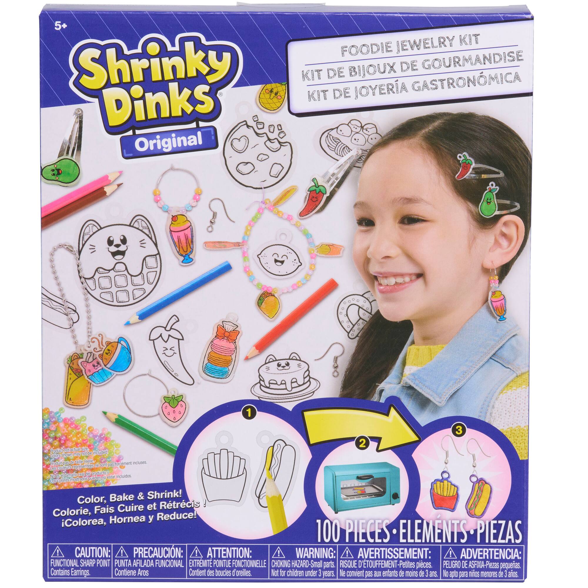 Just Play® Shrinky Dinks Foodie Jewelry Kit